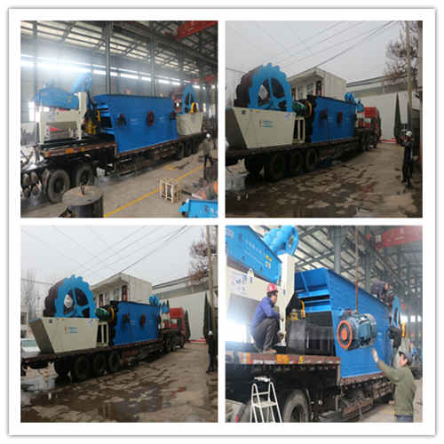 細沙回收機、洗砂機、圓振動篩發貨