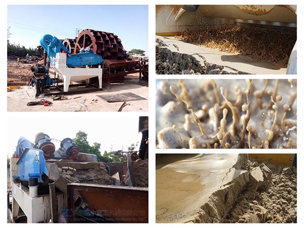 細(xì)砂回收機(jī)出砂效果