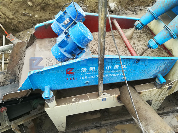 細沙回收機現場